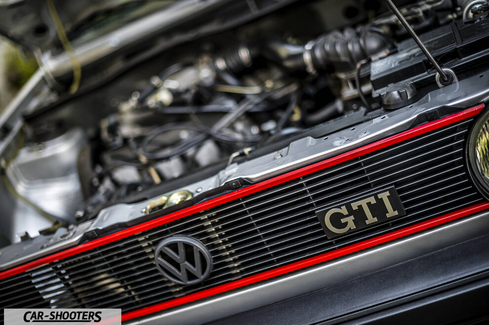 engine bay, engine bay with gti grille