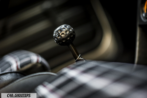 detail, golf ball shift knob