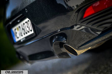 Infiniti Q60 – detail, exhaust tip close-up