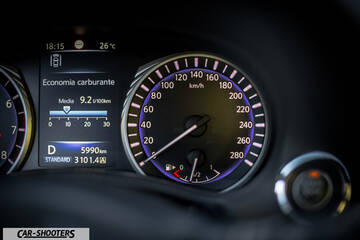 Infiniti Q60 – dashboard, digital instrument cluster