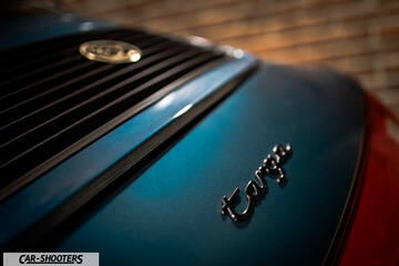Porsche – detail, targa badge close-up