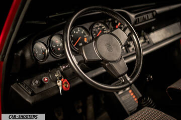 Porsche – dashboard, classic dashboard and steering wheel