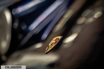 Porsche – detail, emblem close-up