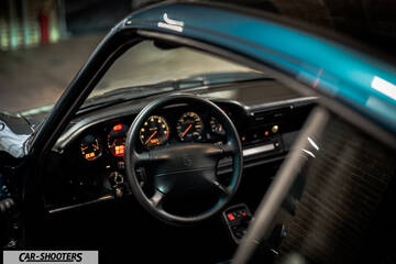 Porsche – dashboard, classic dashboard and steering wheel