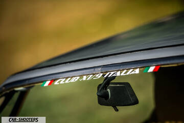 Fiat X1 9 Storia – detail, windshield sticker close-up