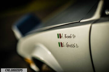 Fiat X1 9 Storia – detail, fender decal close-up