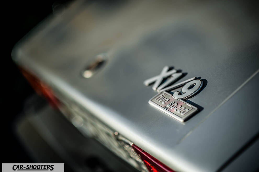 Fiat X1 9 Storia – detail, emblem close-up