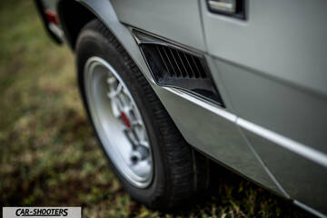 Fiat X1 9 Storia – detail, side vent and wheel close-up