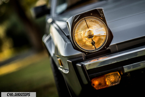 Fiat X1 9 Storia – detail, pop up headlight close up
