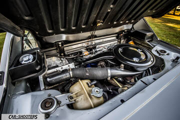 Fiat X1 9 Storia – engine bay, open engine bay
