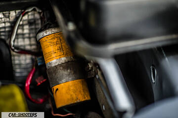 Fiat X1 9 Storia – engine bay, close-up of an ignition coil