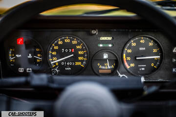 Fiat X1 9 Storia – dashboard, analog instrument cluster