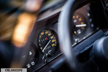 Fiat X1 9 Storia – dashboard, analog instrument cluster
