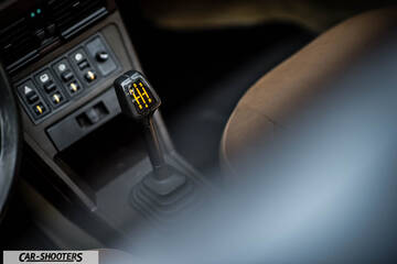 Fiat X1 9 Storia – interior, manual gear shifter close-up