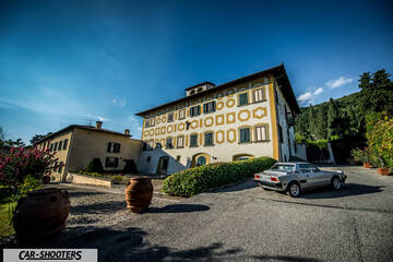 Fiat X1 9 Storia – rear three-quarter, silver parked in front of a historic building