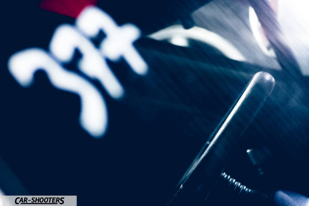 detail, racing number sticker close-up