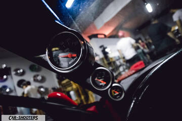 dashboard, aftermarket pillar gauges