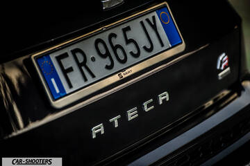 Seat Ateca – detail, license plate close-up