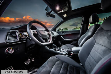 Seat Ateca – interior, leather front seats