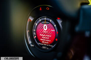Abarth 695 Rivale – dashboard, digital instrument cluster