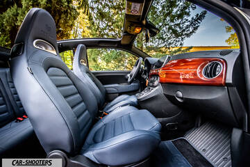 Abarth 695 Rivale – interior, leather front seats