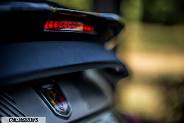 Abarth 695 Rivale – detail, rear spoiler close-up
