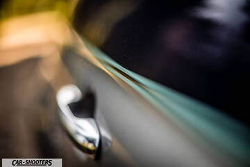 Abarth 695 Rivale – detail, door handle close-up