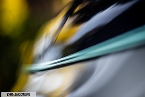 Abarth 695 Rivale – detail, abstract motion blur close-up