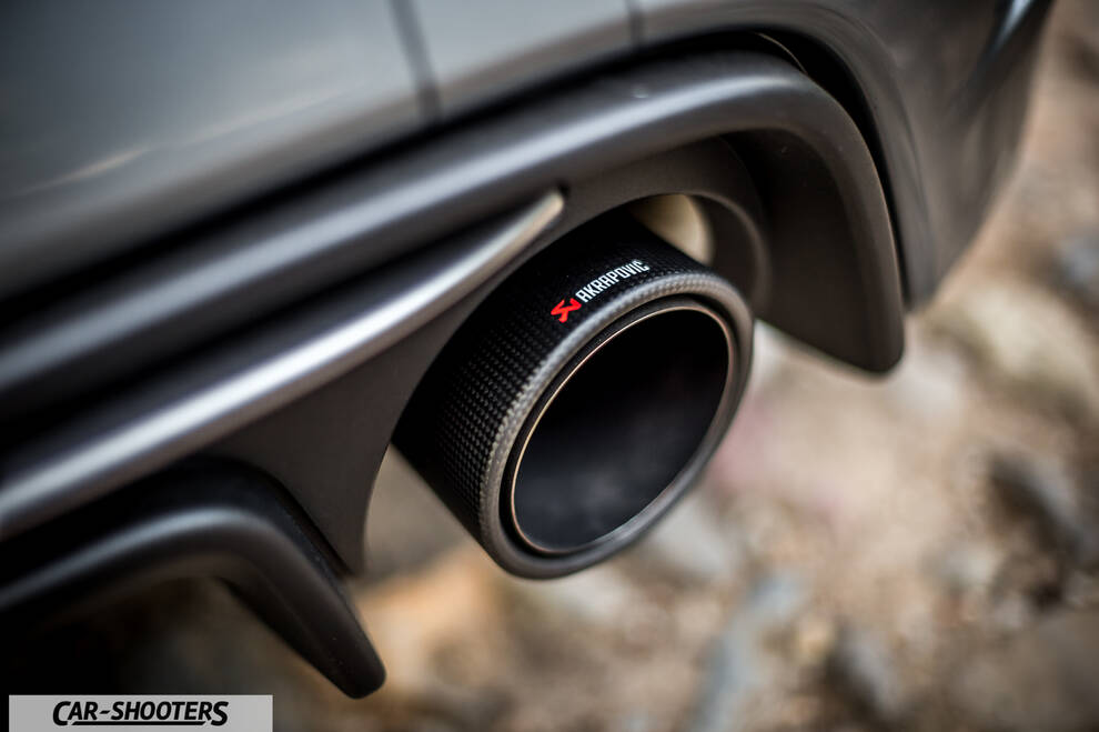 Abarth 695 Rivale – detail, exhaust tip close-up