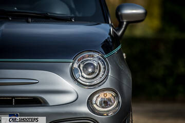 Abarth 695 Rivale – detail, headlight close-up