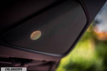 Tesla Model X – detail, speaker grille close up