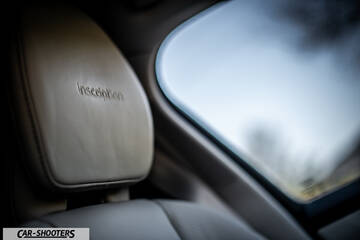 Volvo V60 – detail, leather headrest close-up