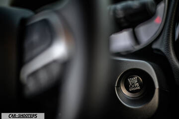 Jeep Compass – detail, engine start stop button close-up