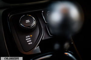 Jeep Compass – detail, four wheel drive selector dial