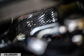 Toyota Corolla Hybrid – engine bay, carbon fiber engine component