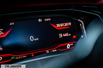 Volkswagen Polo GTI – dashboard, digital instrument cluster