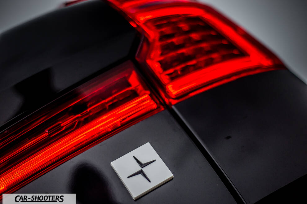 Volvo XC60 Polestar – detail, taillight and badge close-up