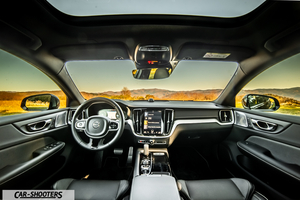 Volvo s60 polestar – dashboard, view from driver cockpit