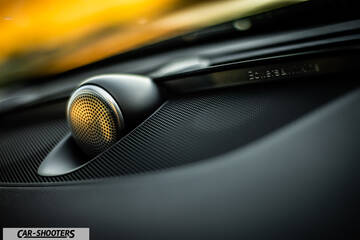 Volvo s60 polestar – detail, audio speaker close-up