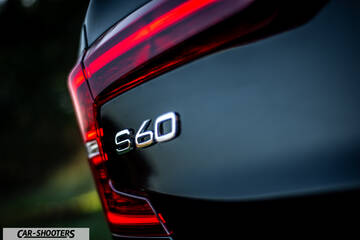 Volvo s60 polestar – detail, rear badge close-up