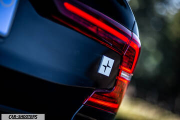 Volvo s60 polestar – detail, rear badge close-up