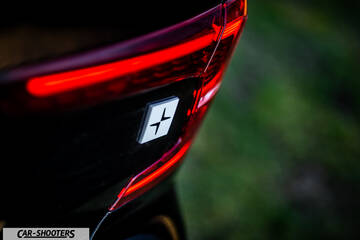 Volvo s60 polestar – detail, taillight and badge close-up