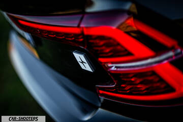 Volvo s60 polestar – detail, taillight and emblem close-up