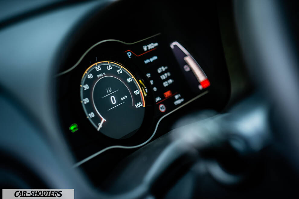 Hyundai Kona electric – dashboard, digital instrument cluster