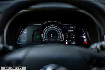 Hyundai Kona electric – dashboard, digital instrument cluster