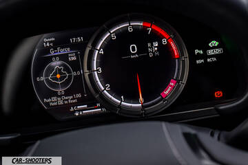 Lexus LC500h – dashboard, digital instrument cluster