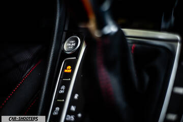 Volkswagen Golf Gti Tcr – detail, start engine button and shifter