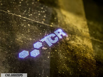 Volkswagen Golf Gti Tcr – detail, projected logo on the ground