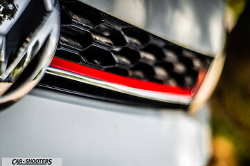 Volkswagen Golf Gti Tcr – detail, grille close-up with red accent