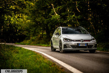 Volkswagen Golf Gti Tcr – front three-quarter, silver on a country road
